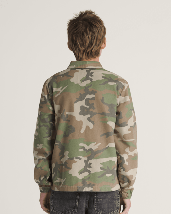 ジャケット・アウター 90-00s VANS Camo Anorak Jacket Vans Camo Quarter Zip Windbreaker Hoodie Youth Boy XL Anorak