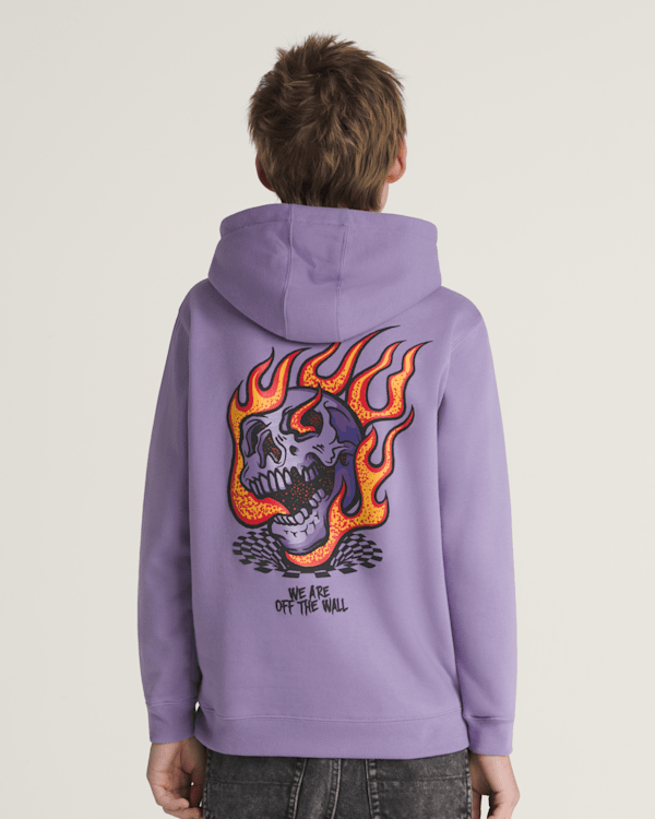 【VANS】 x Rarebirth Shield hoodie ★ NEW Kids Vortex Pullover Sweatshirt in Purple Haze | Vans