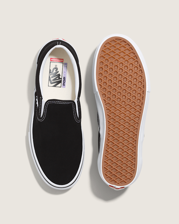 Vans | Skate Slip-On Black/White Skate Shoe