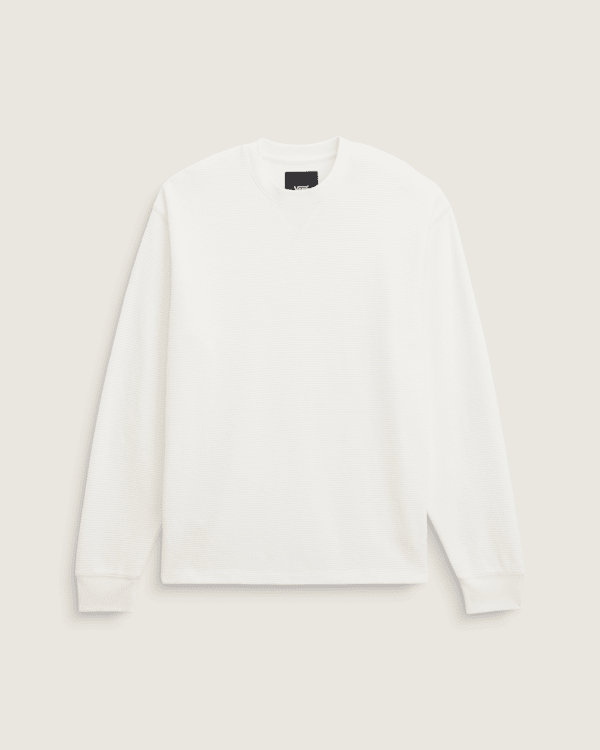 Navigate Long Sleeve Thermal Shirt in Egret White | Vans
