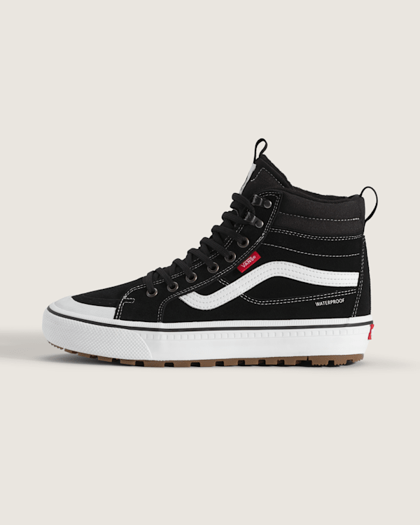 Sk8-Hi Waterproof Insulated Shoe in Black / White | Vans