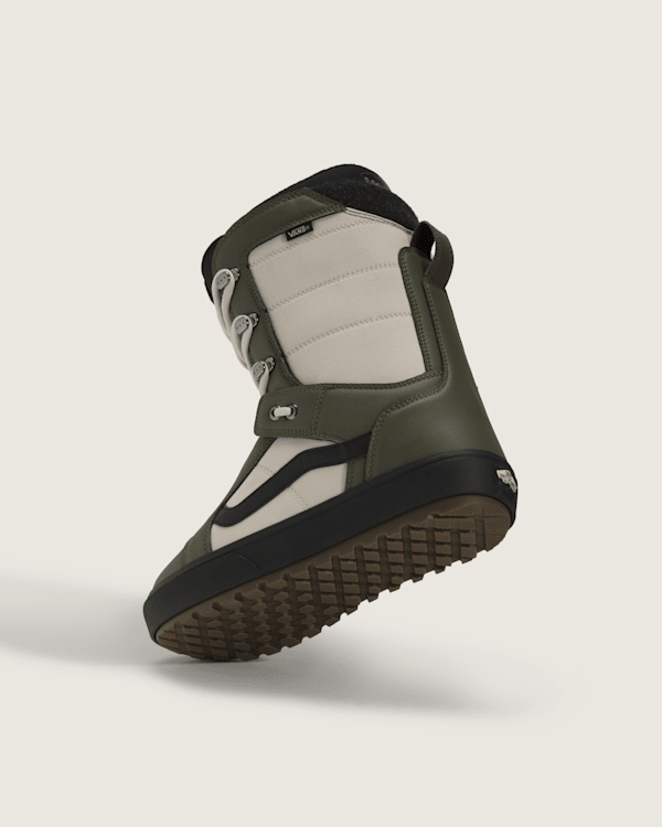 Hi-Standard OG Snowboard Boot in Grape Leaf Green / Oatmeal Beige