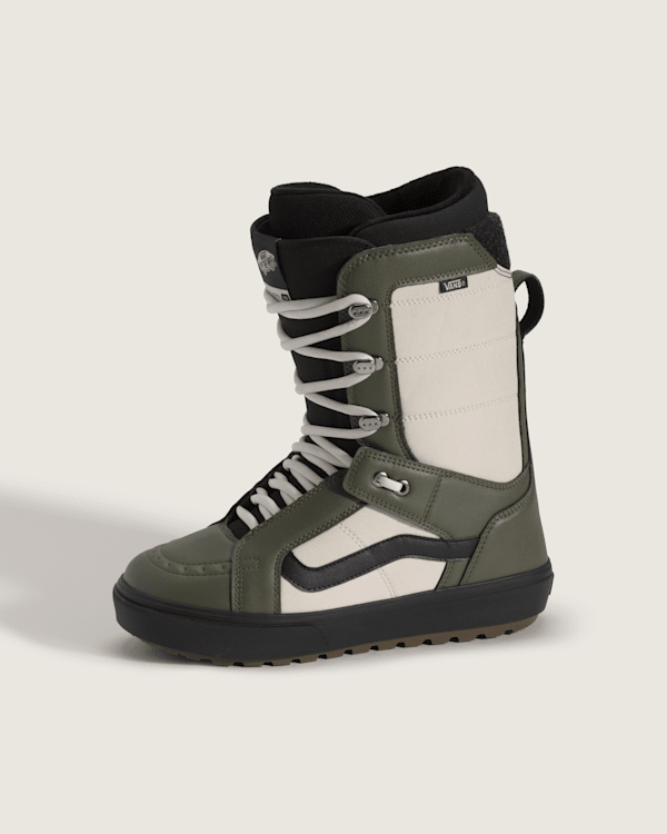 Hi-Standard OG Snowboard Boot in Grape Leaf Green / Oatmeal Beige