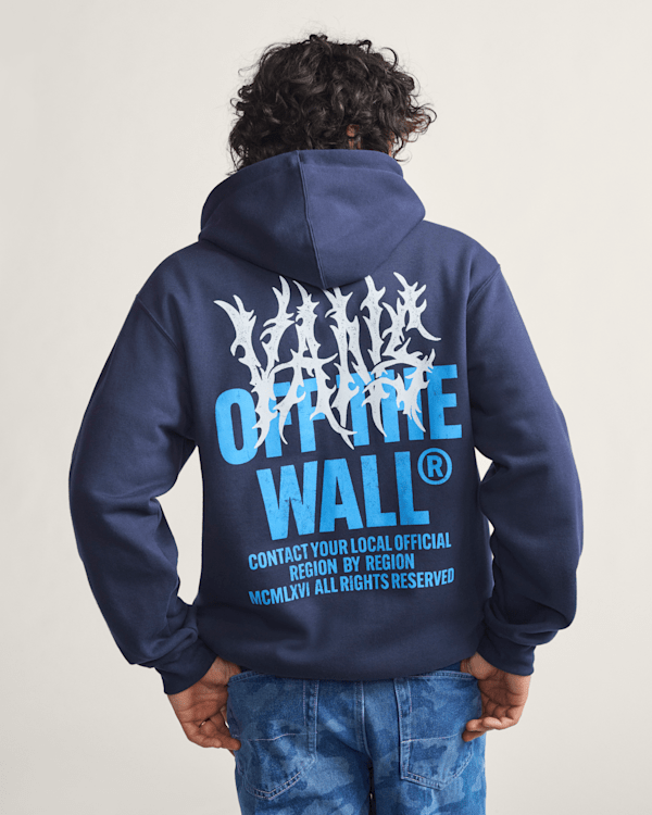 Metal Wall Zip Hoodie en Parisian Night Blue | Vans CA