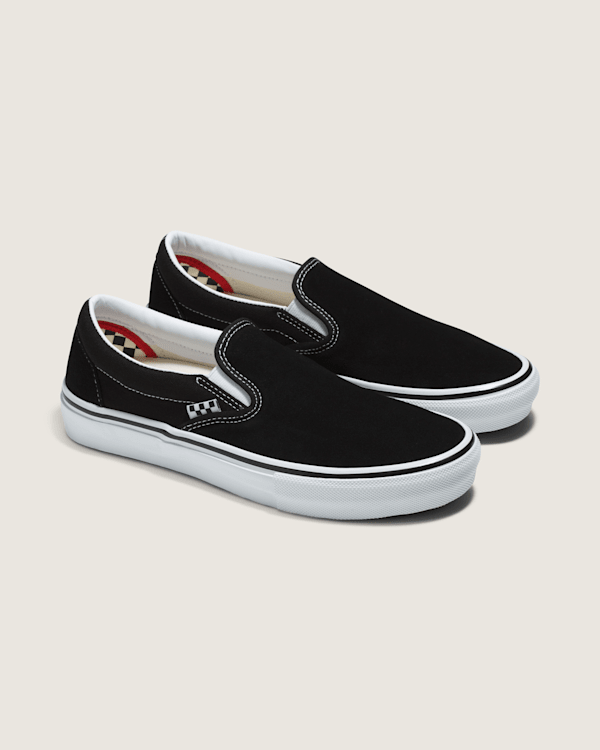 VANS SLP ON PRO HOSOI バンズ ホソイ Vans | Skate Slip-On Black/White Skate Shoe