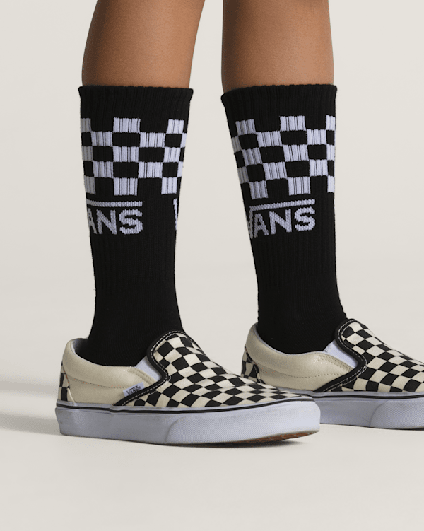Kids Checkerboard Crew Socks 3-Pack