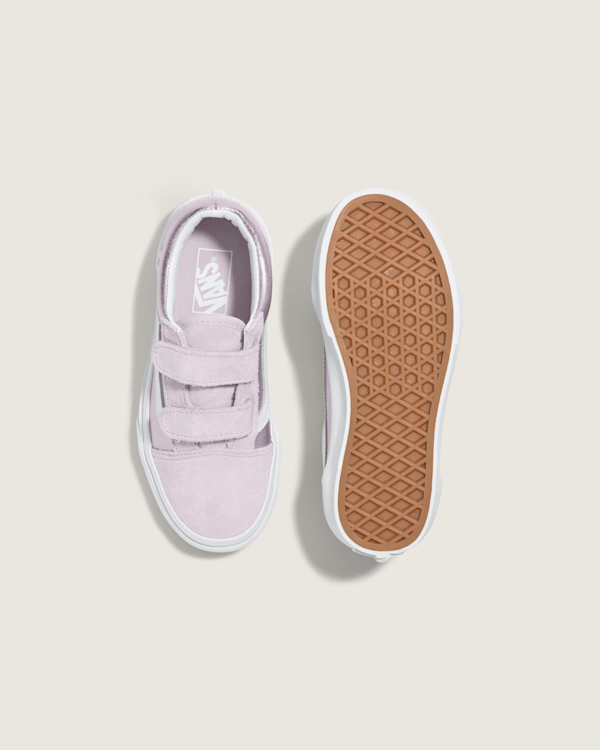 Little Kids Old Skool V Metallic Shoe in Metallic Lavender | Vans