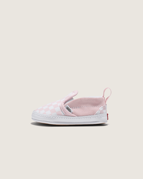 Infant Classic Slip-On V Crib Checkerboard Shoe - thumbnail 5