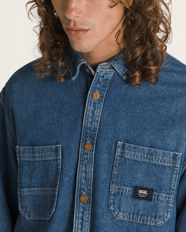 Stevens Denim Long Sleeve Shirt