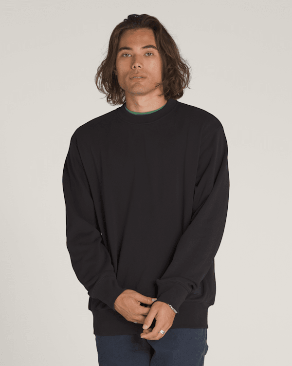 ブリーフィング　POCKETABLE WIND CREWNECK ブラック ブリーフィング POCKETABLE WIND CREWNECK ブラック