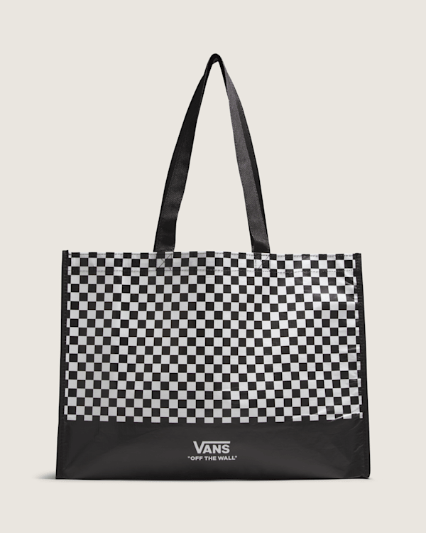 Checkerboard Reusable Tote Bag