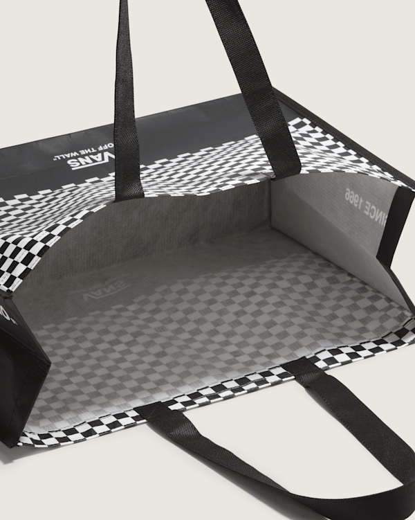 Checkerboard Reusable Tote Bag