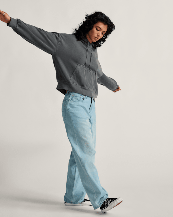 Cinched Check-5 Baggy Pants