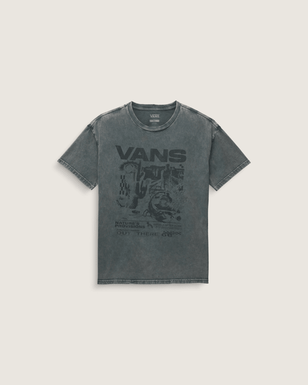 Out There Oversized T-Shirt in Green Gables Grey | Vans