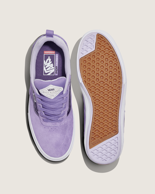 【Vans】★スニーカー★ Skate Kyle Walker Leather Shoe Skate Kyle Walker Wafflecup Shoe in Marshmallow White