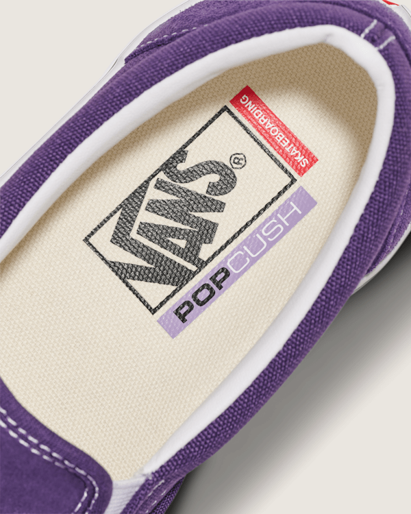 VANS SLIP-ON CAP Cut and Paste PURPLE WHITE パープル バンズ Skate Slip-On Shoe in Purple | Vans