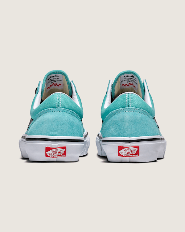 Skate Old Skool Shoe in Electric Blue Black Vans - Main Image