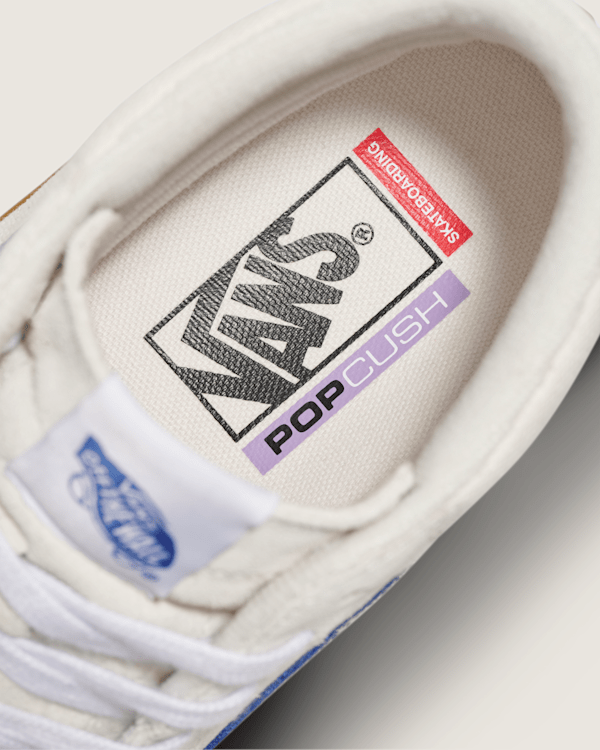 Skate Sk8-Hi Shoe in White / Blue / Gum | Vans