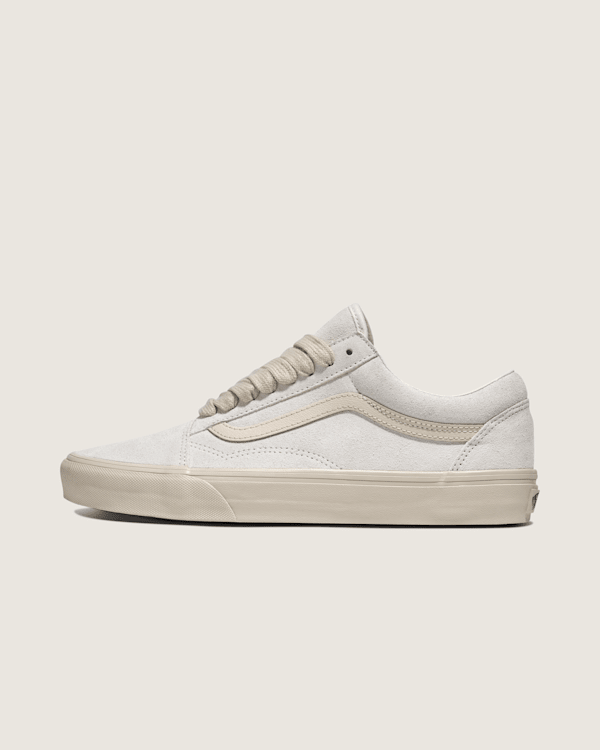 VANS★OLD SKOOL HAIRY SUEDE★兼用★MARSHMALLOW New Vans Old Skool Hairy Suede Marshmallow/Gum Sneakers Low