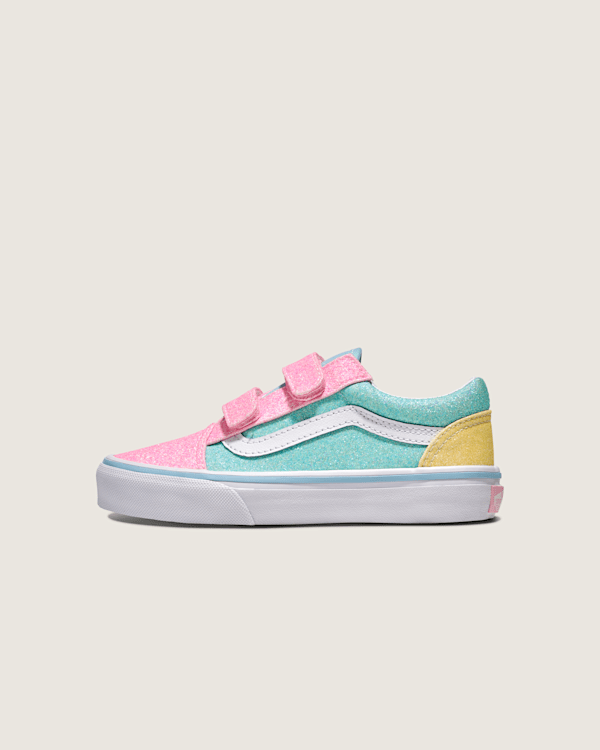 Little Kids Old Skool V Glitter Shoe