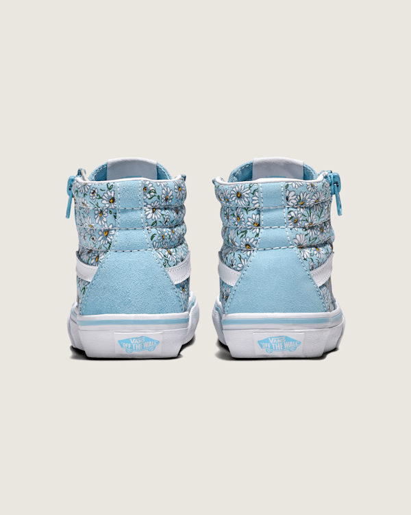 Little Kids Sk8-Hi Reissue Side Zip Daisies Shoe in Blue