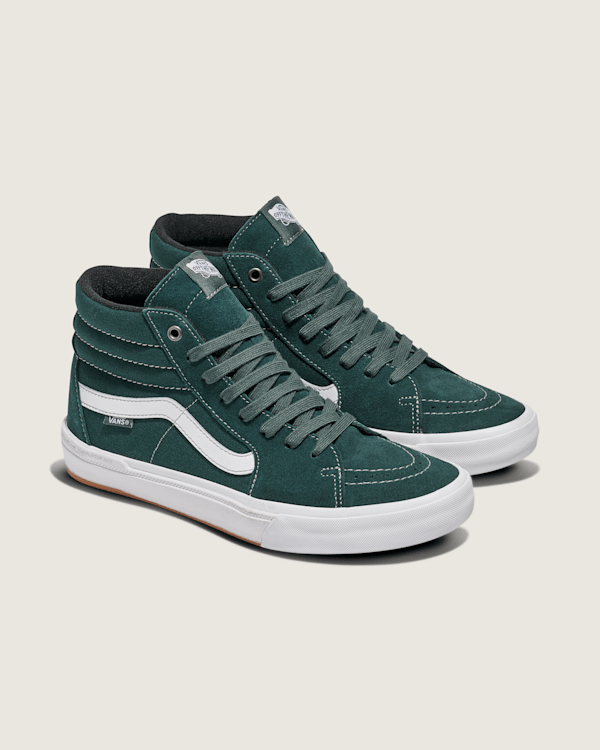BMX Sk8-Hi Shoe in Dark Forest Green | Vans display picture 1