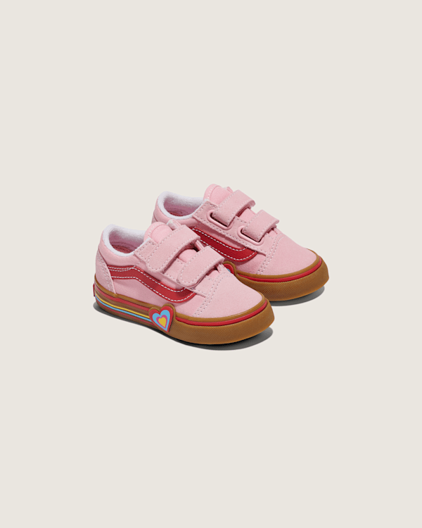 Toddler Old Skool V Shoe en Gum Pink Vans CA