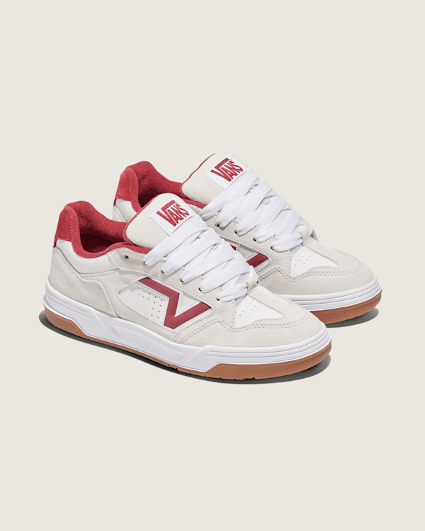 Upland Shoe in White / Sun-Dried Tomato Red | Vans