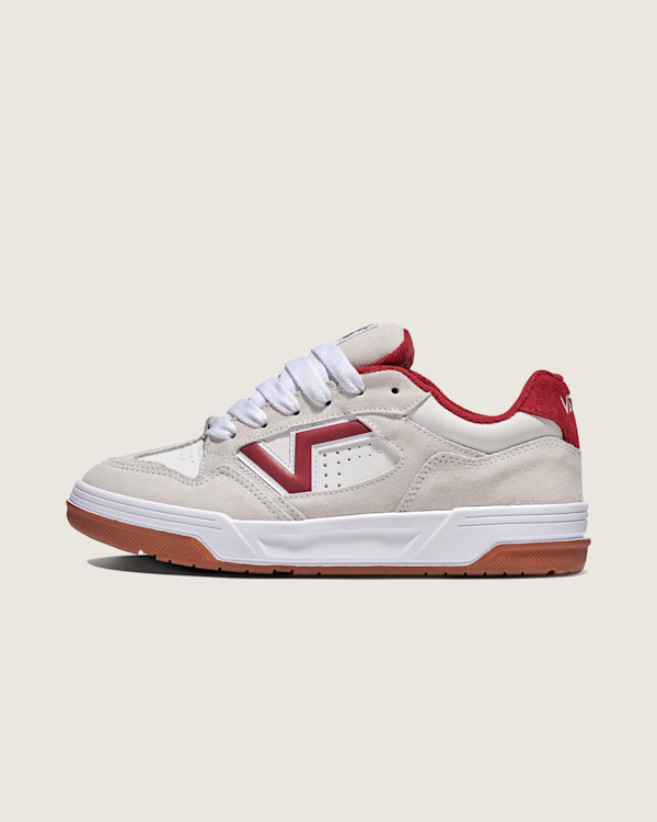 Upland Shoe in White / Sun-Dried Tomato Red | Vans