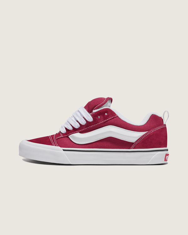 Knu Skool Shoe in Rhododendron Red | Vans