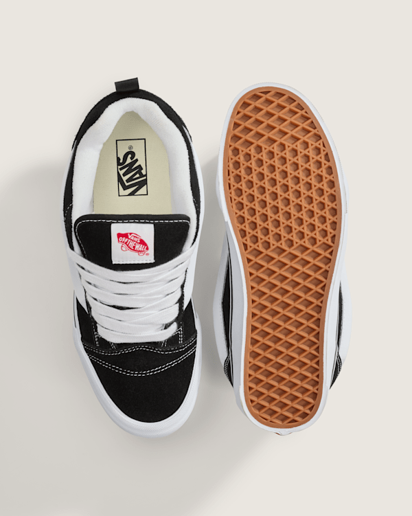 Knu Skool Shoe in Black / True White | Vans