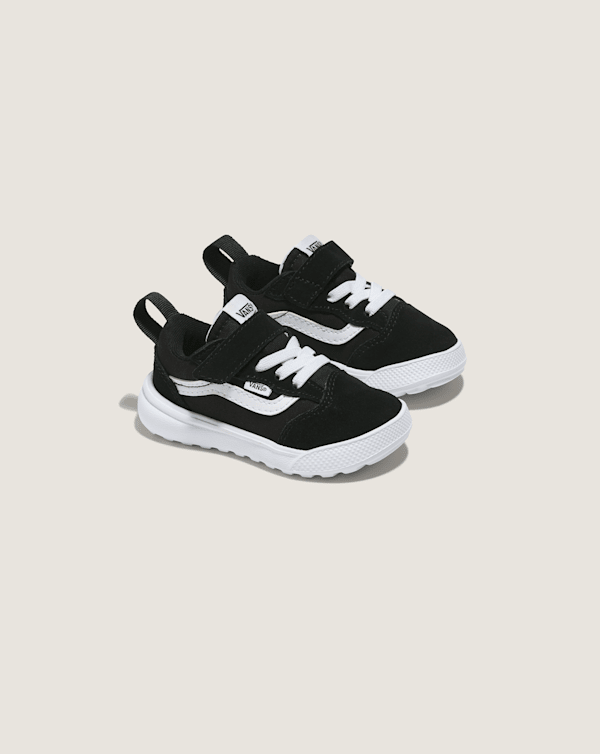 Toddler UltraRange V Shoe in Black White Vans