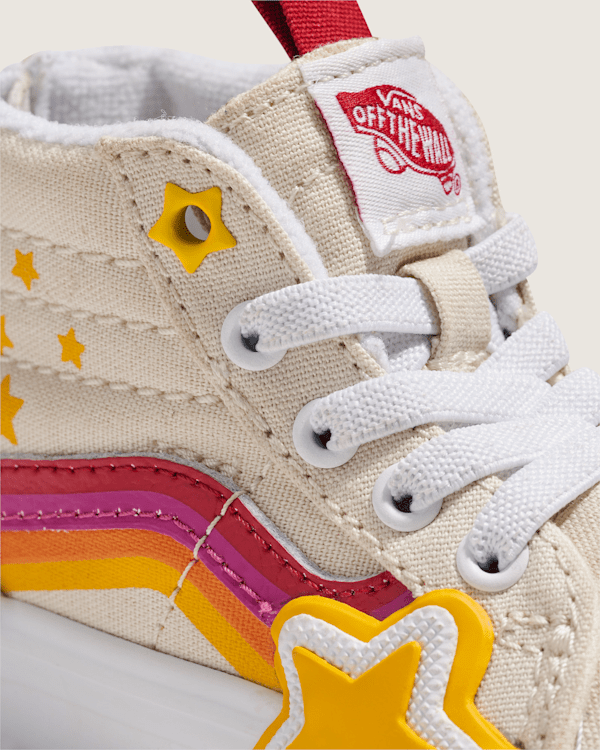 Toddler Sk8-Hi Zip Shoe in Beige / Yellow | Vans