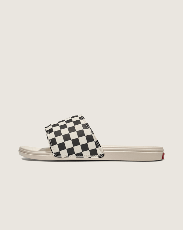 Vans La Costa Checkerboard Slide Shoes (Checkerboard Black / White)