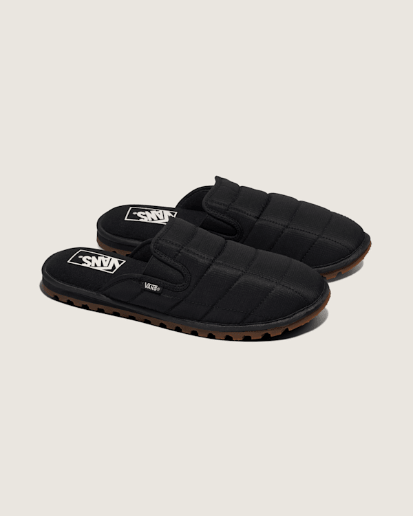 【VANS】 MTE Quilted Checkerboard Mountain Mule ★ Black Quilted Mountain Mule Shoe in Black | Vans