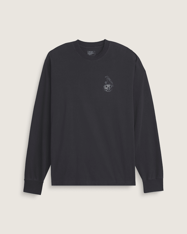 Late Night Long Sleeve Halloween T-Shirt in Black | Vans
