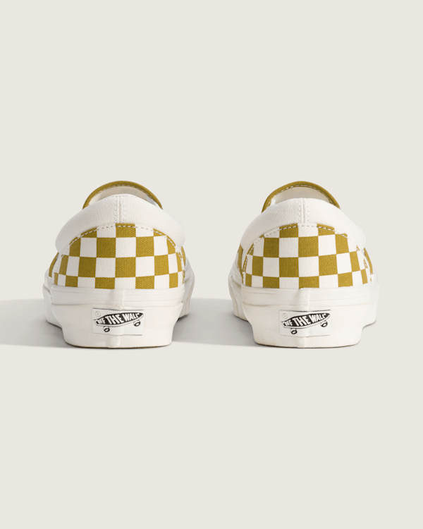 Checkerboard Shoes All Yellow Slip On Vans Classic Slip Checkered