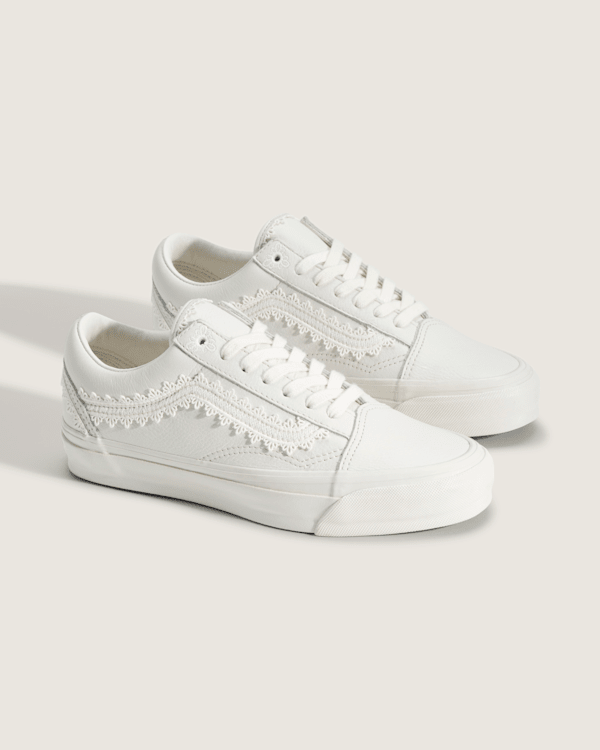 Vans Old Skool Flame White 未使用 Vans Old Skool Flame White Skate Shoes Men's Size 7 Women's
