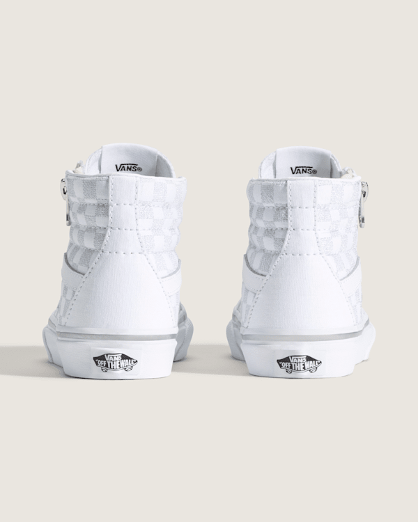 Little Kids SK8-Hi Side Zip Checkerboard Shoe in