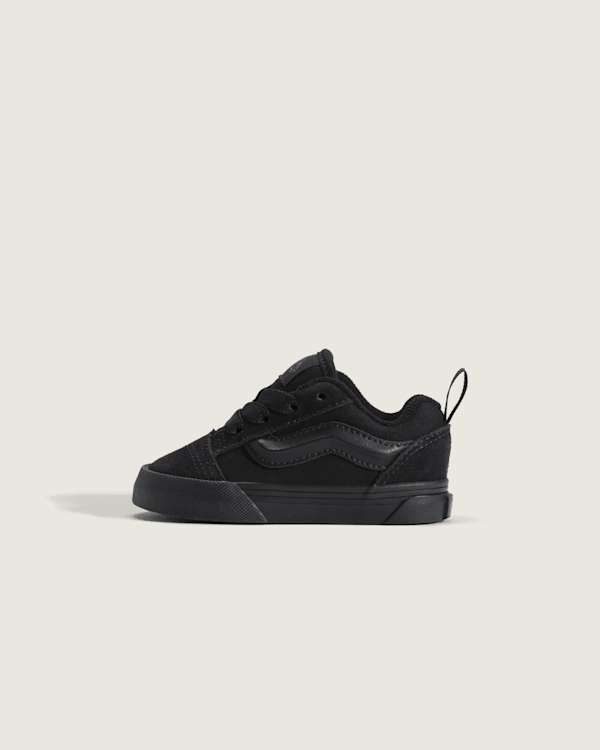 Vans Toddler Boys' and Girls' Knu Skool Low-Top Sneakers from Finish Line, Created for Macy's - Triple Black