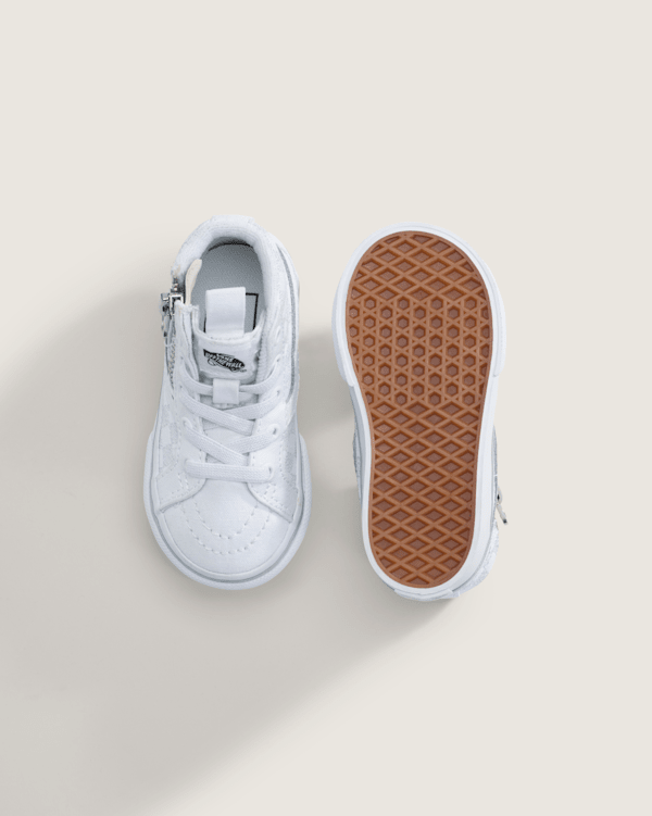 Toddler SK8-Hi Side Zip Checkerboard Shoe in Checkerboard