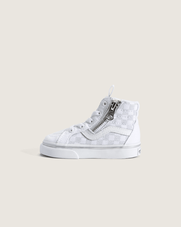 Toddler SK8-Hi Side Zip Checkerboard Shoe