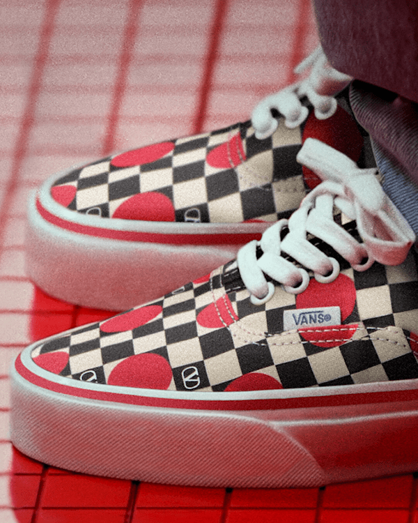 【激レア】 ANYONE OG Checkerboard Valentino Garavani X Vans Authentic Checkerboard in