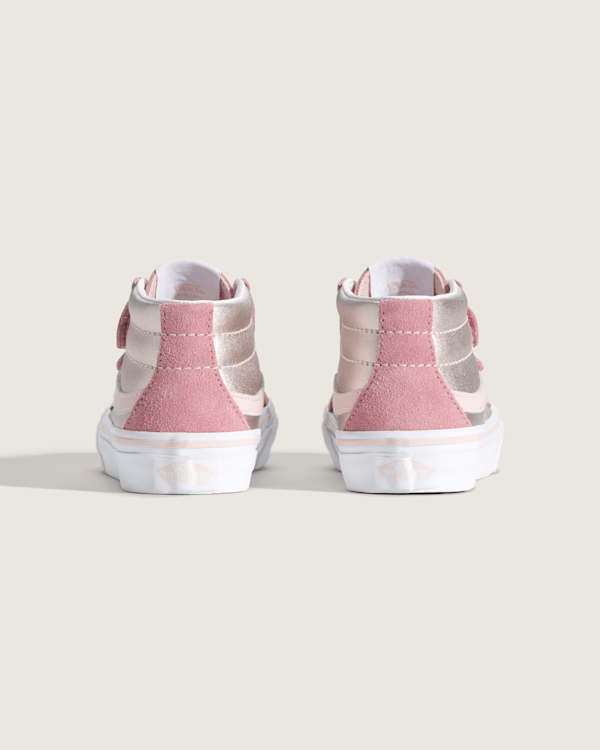 Little Kids Sk8-Mid Reissue V Shoe in Metallic Pop Pink | Vans