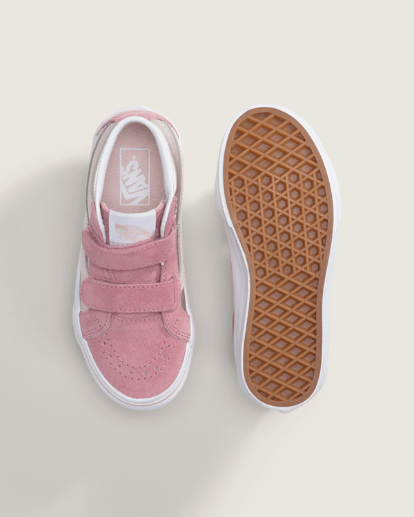 Little Kids Sk8-Mid Reissue V Shoe in Metallic Pop Pink | Vans