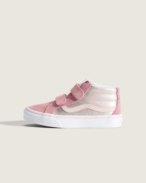 Little Kids Sk8-Mid Reissue V Shoe in Metallic Pop Pink | Vans