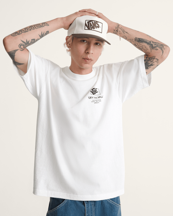 Circle Bones T-Shirt in White | Vans