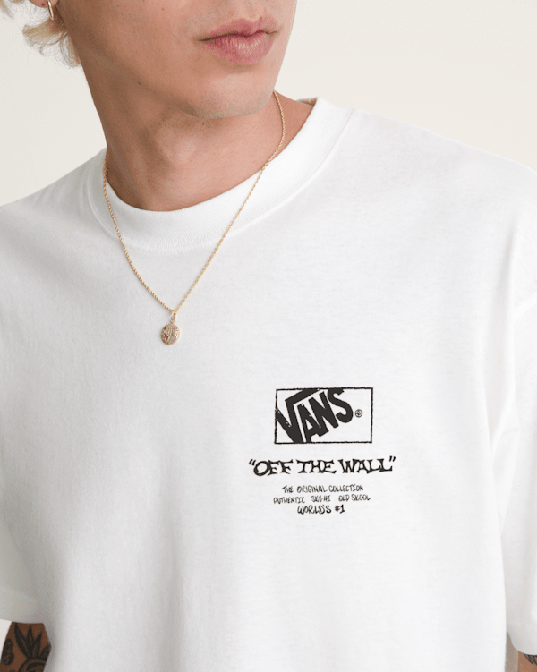 Circle Bones T-Shirt in White | Vans