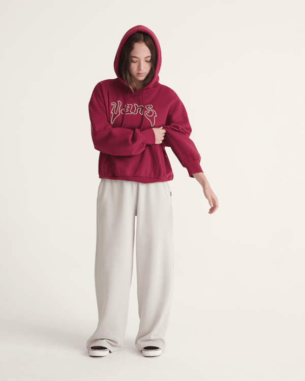 Pearls Logo Retro Pullover Hoodie