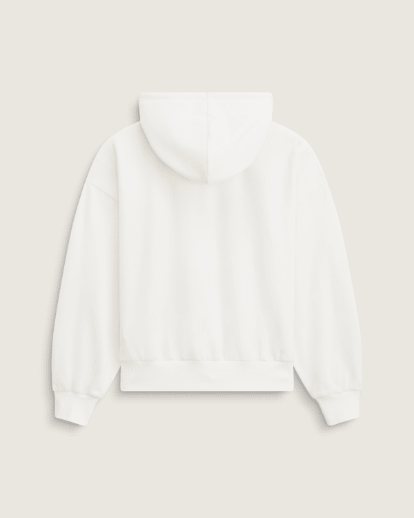 Pearls Logo Retro Pullover Sweatshirt in Marshmallow White